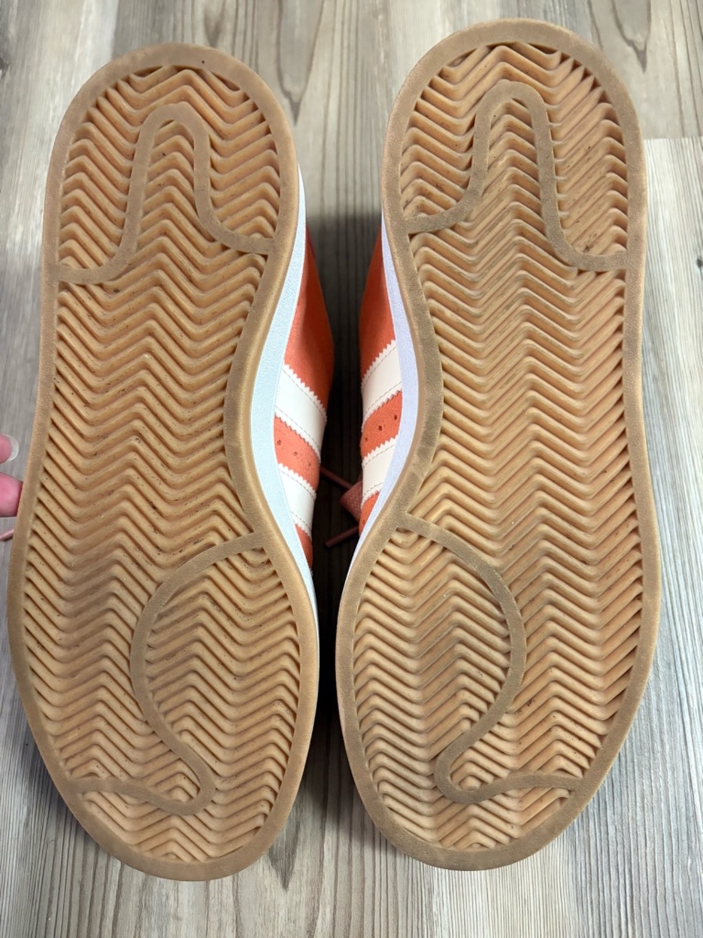 Adidas Campus Coral Suede Sneakers Sz 9 - Picture 6 of 7